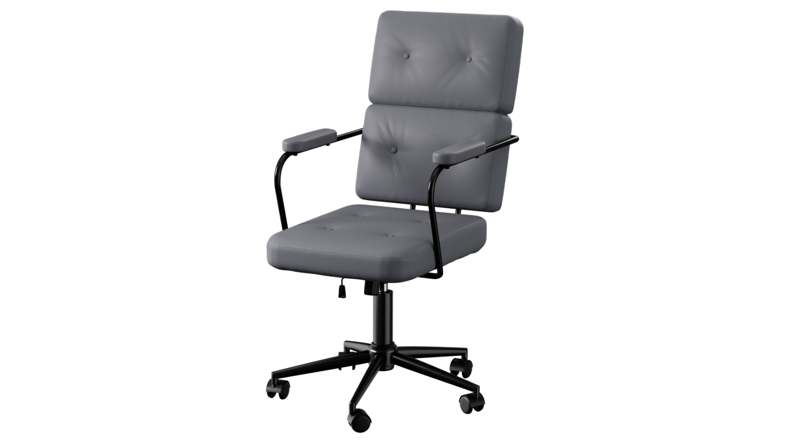 Levede Ergonomic PU Leather Office Chair - Grey