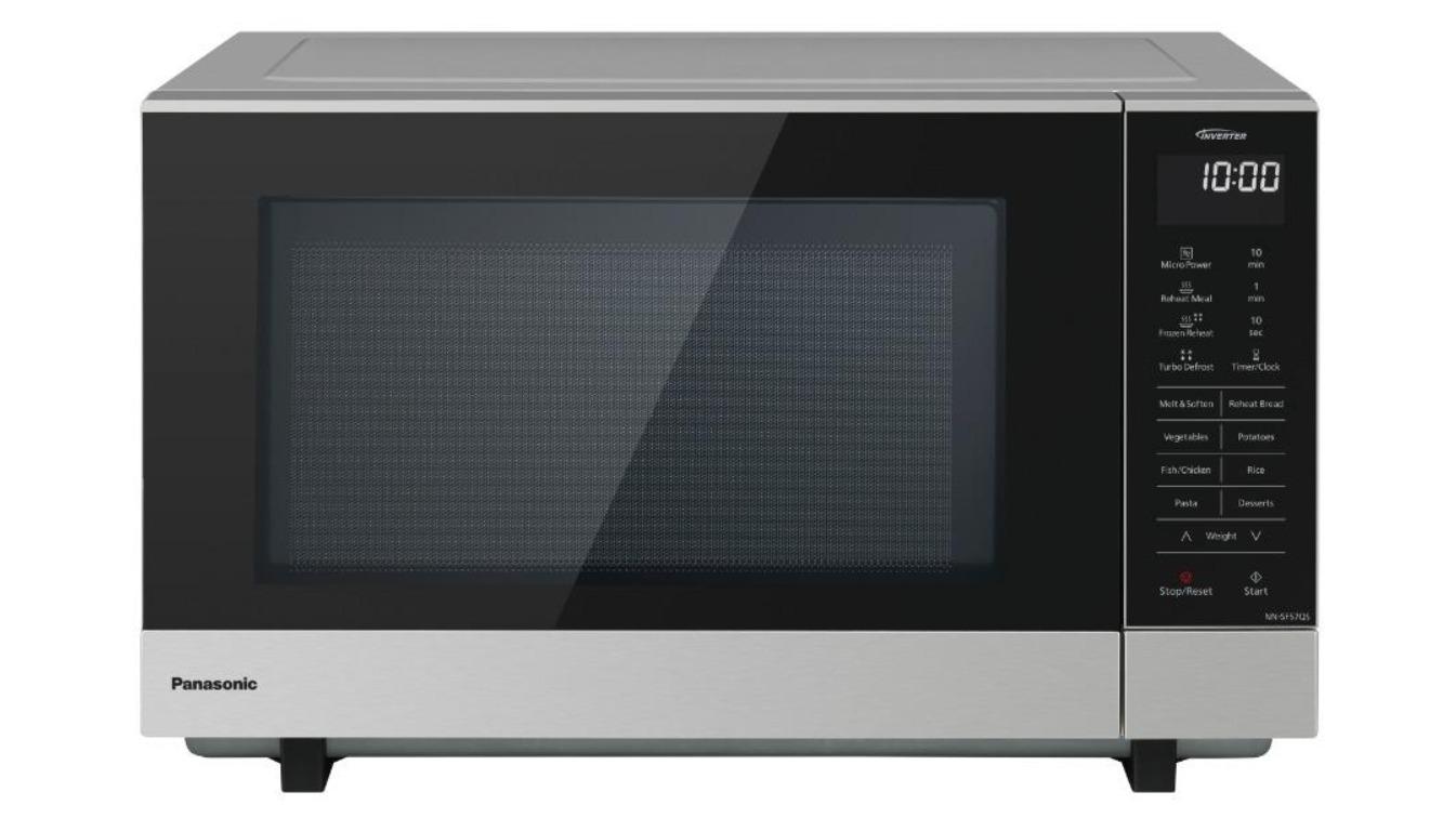 Panasonic 27L Inverter Flatbed Microwave Stainless Steel