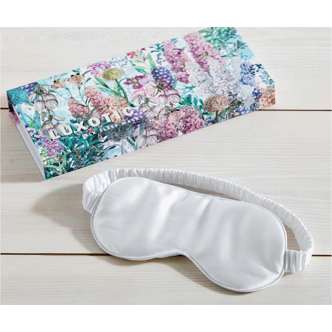 Silk White Eyemask