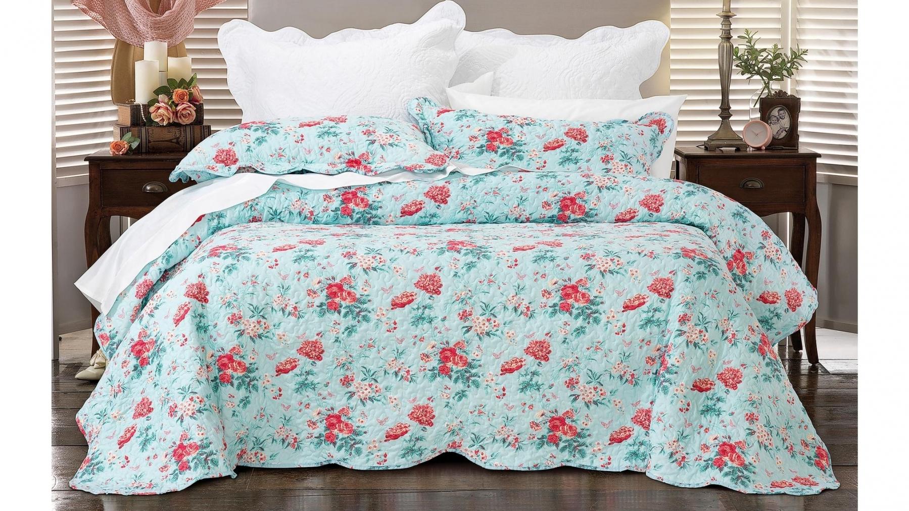 Serenity Blue Bedspread Sets Harvey Norman