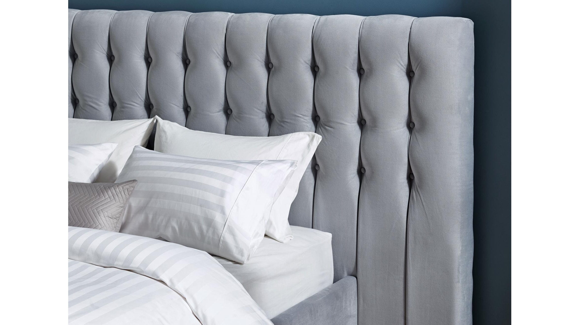 Heather Bed with Extended Bedhead Harvey Norman