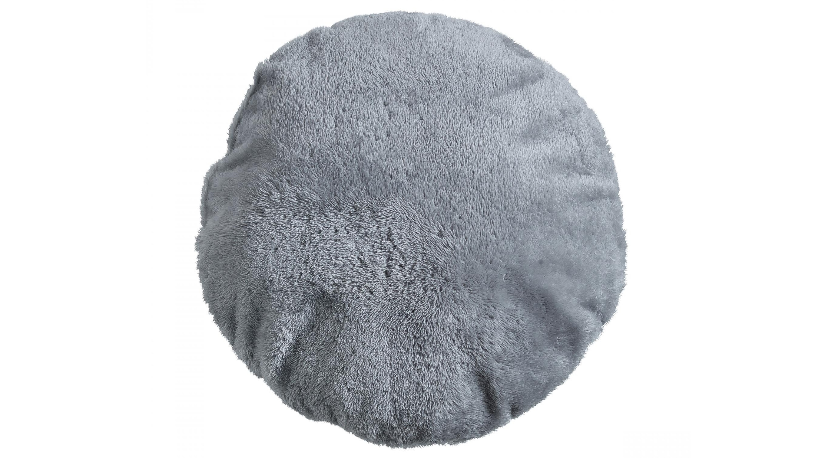Teddy Silver Round Cushion