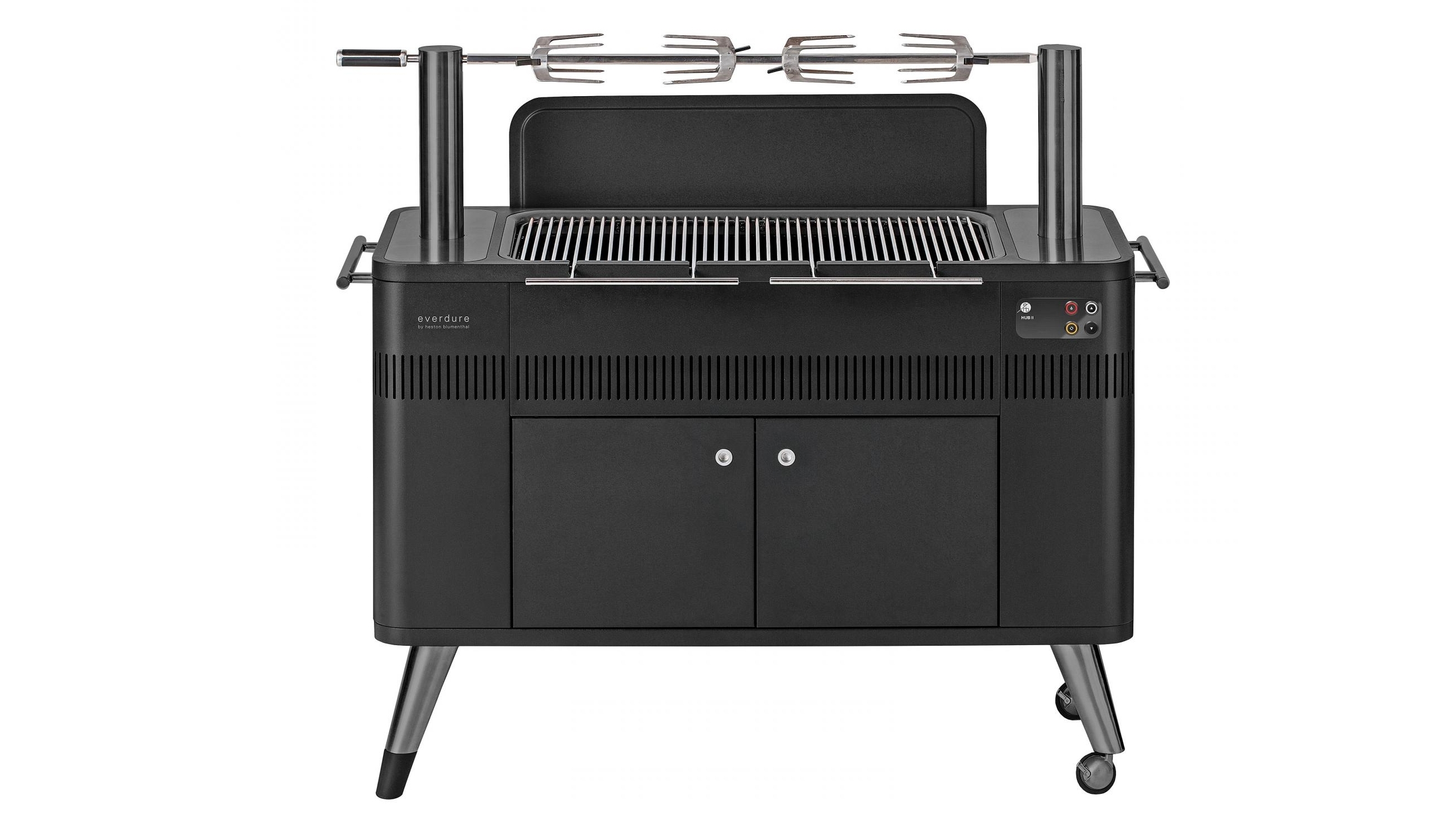 Everdure by Heston Blumenthal HUB II Electric Ignition Charcoal BBQ
