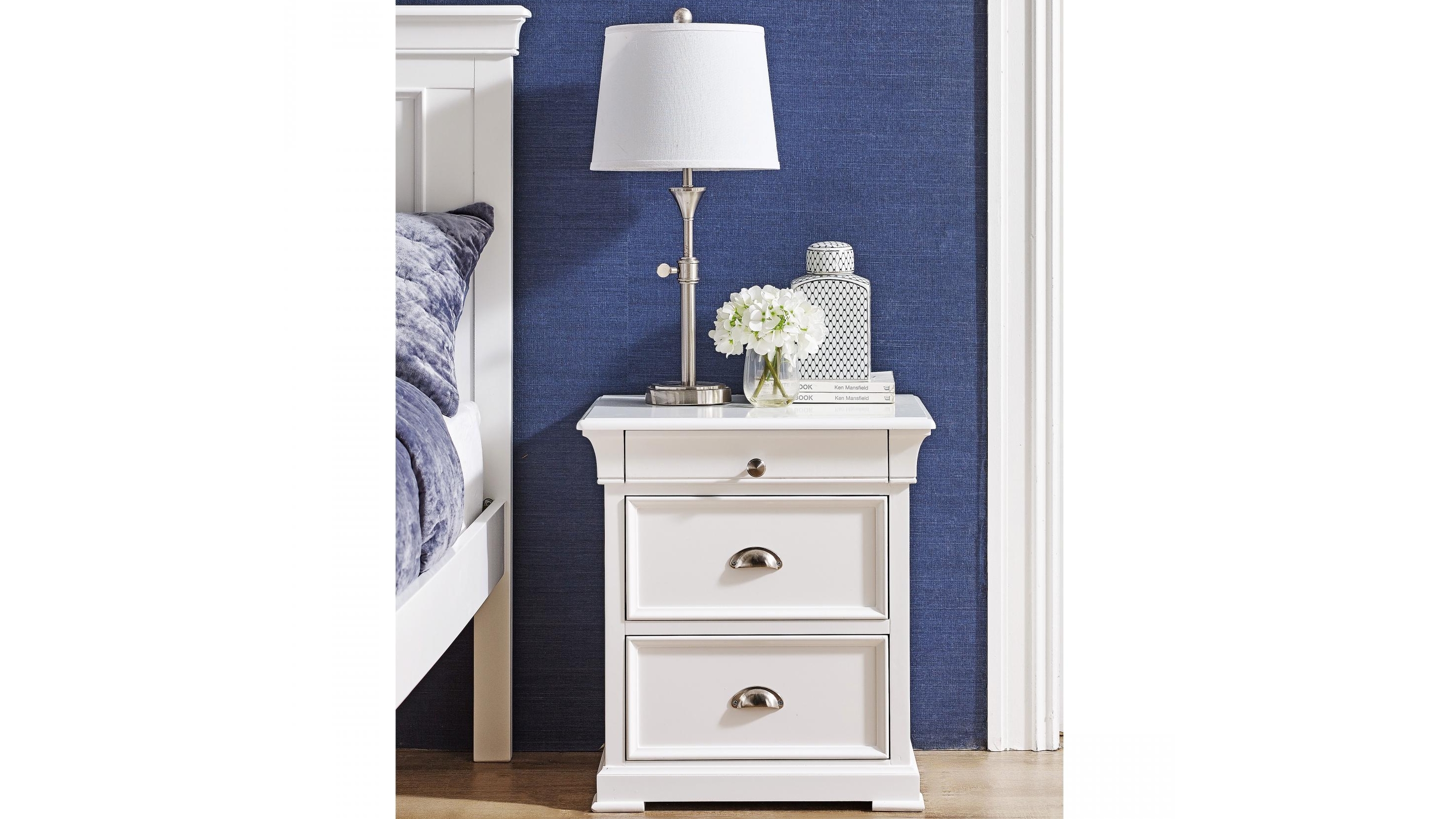 Regency 3-Drawer Bedside Table