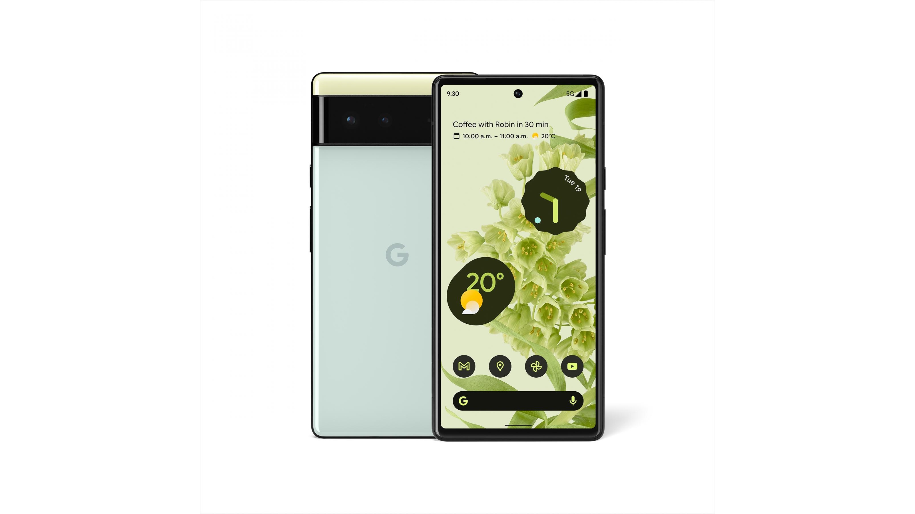 Buy Google Pixel 6 5G 128GB - Sorta Seafoam | Harvey Norman