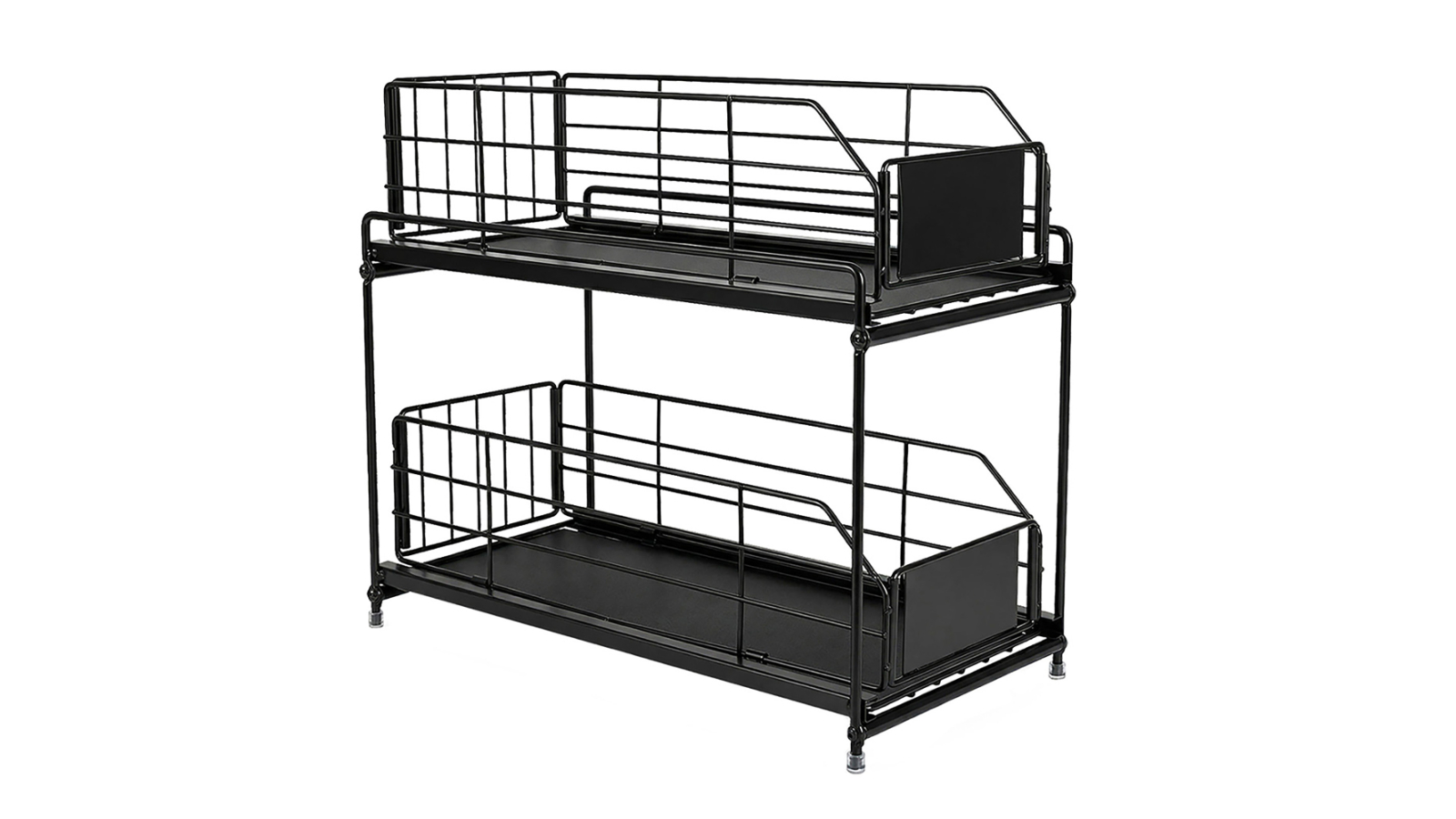 Toque 2-Tier Pull-Out Cabinet Organizer Sliding Rack
