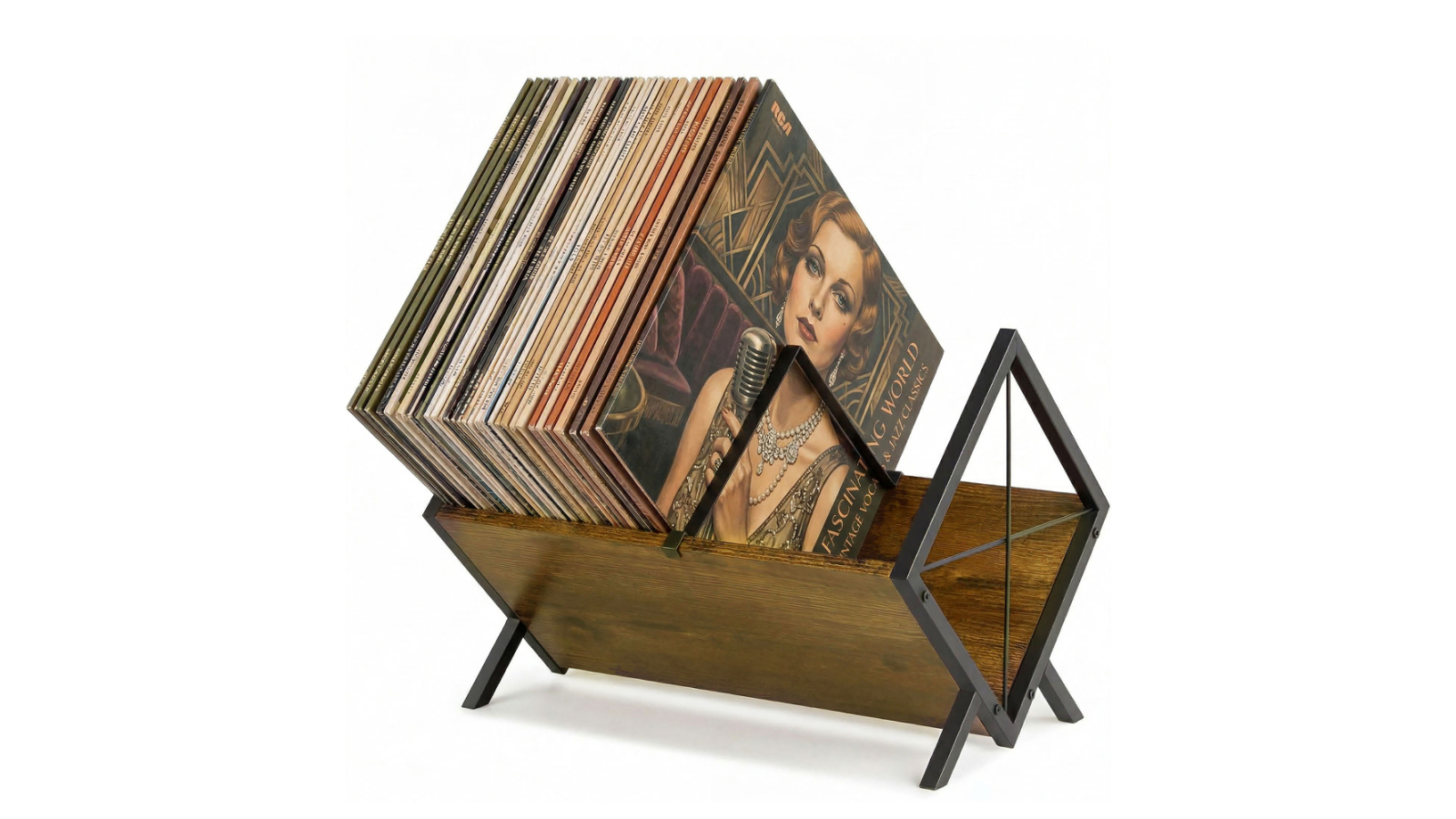 Levede Vinyl Record Storage Shelf Rack