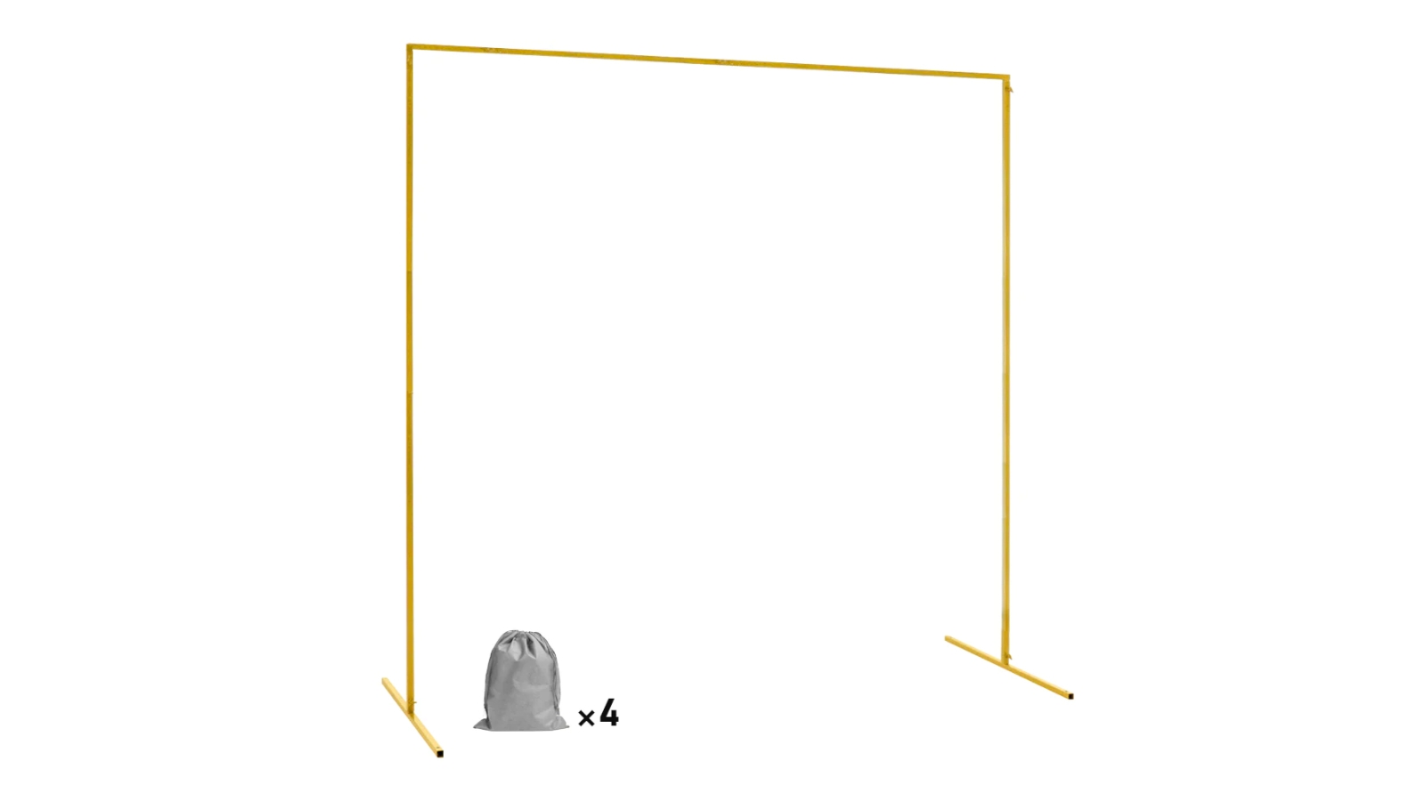Yarra Supply Square Adjustable 2M Wedding Arch - Gold 