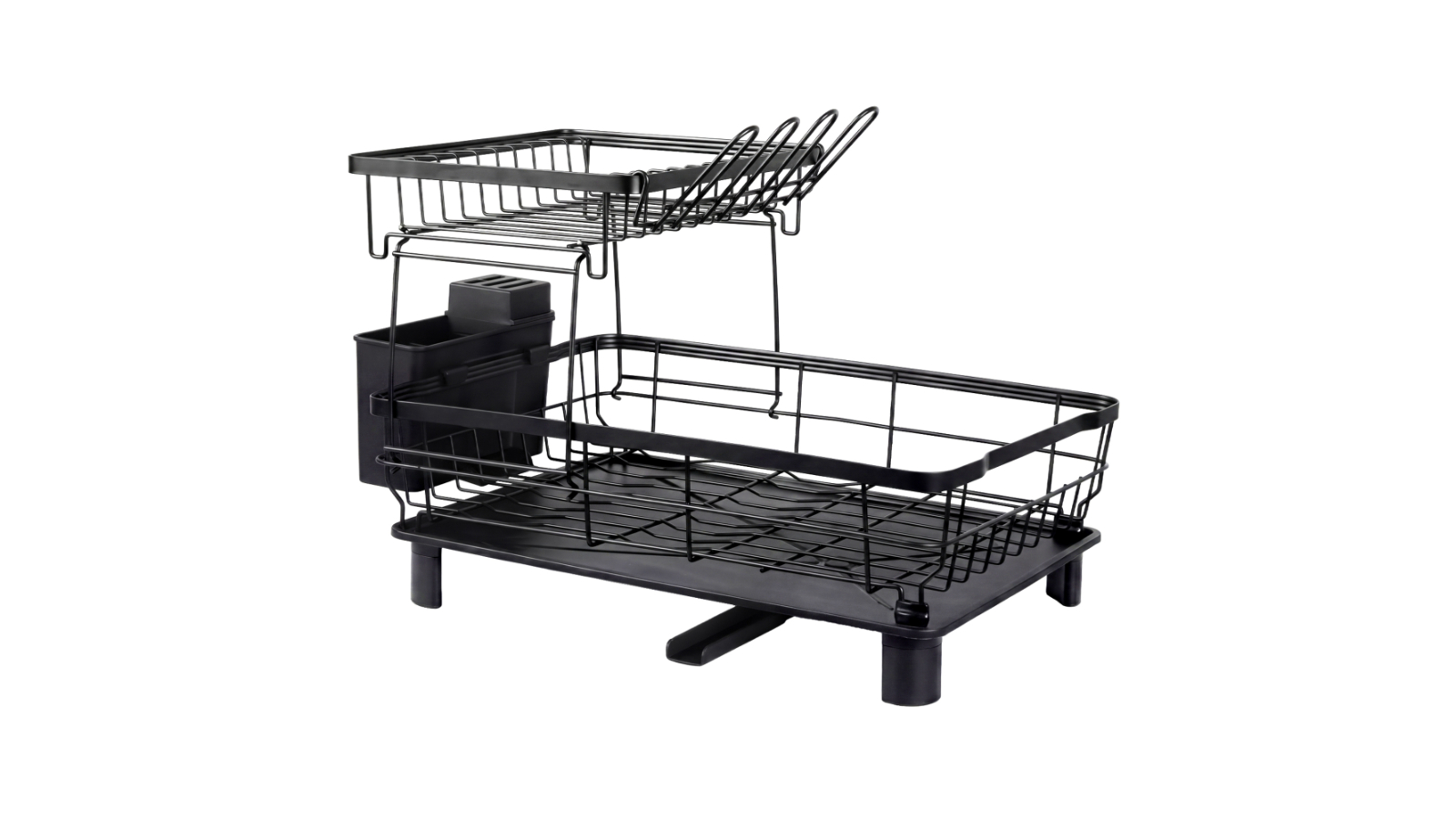 Toque 2-Tier Dish Drying Rack Kitchen Plate Holder