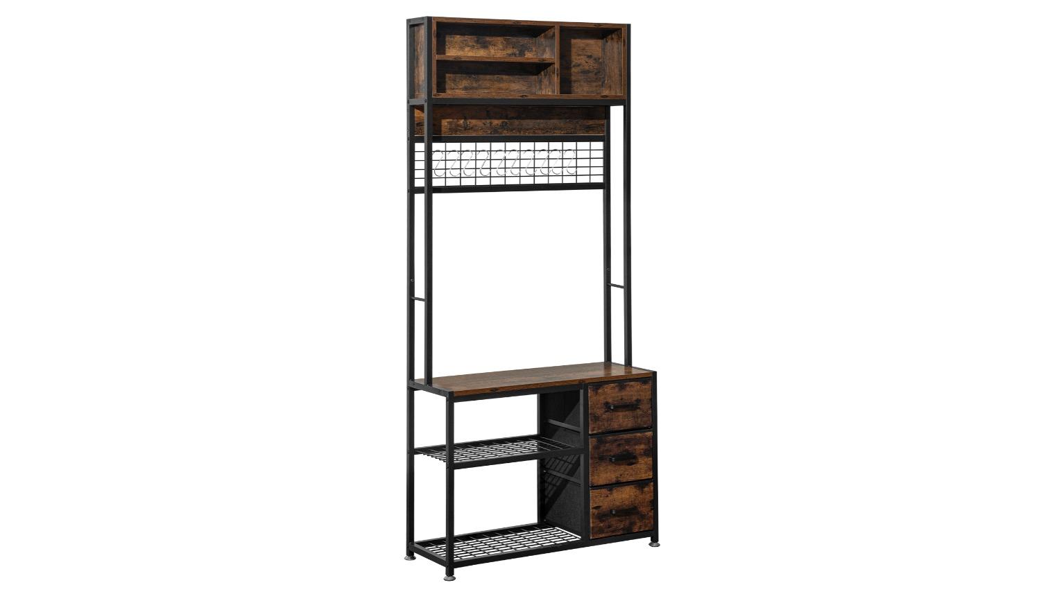Cube Bookshelf Storage with 2-Drawer