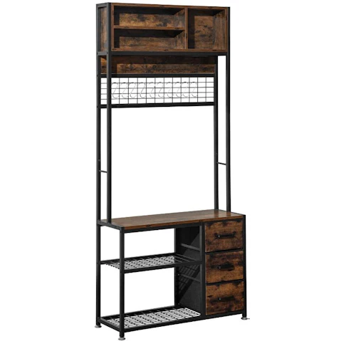 Cube Bookshelf Storage with 2-Drawer