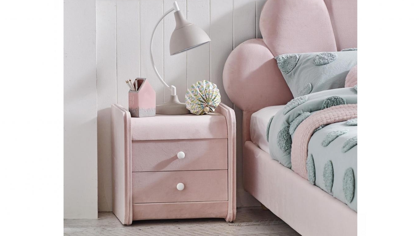 Petal 2-Drawer Bedside Table