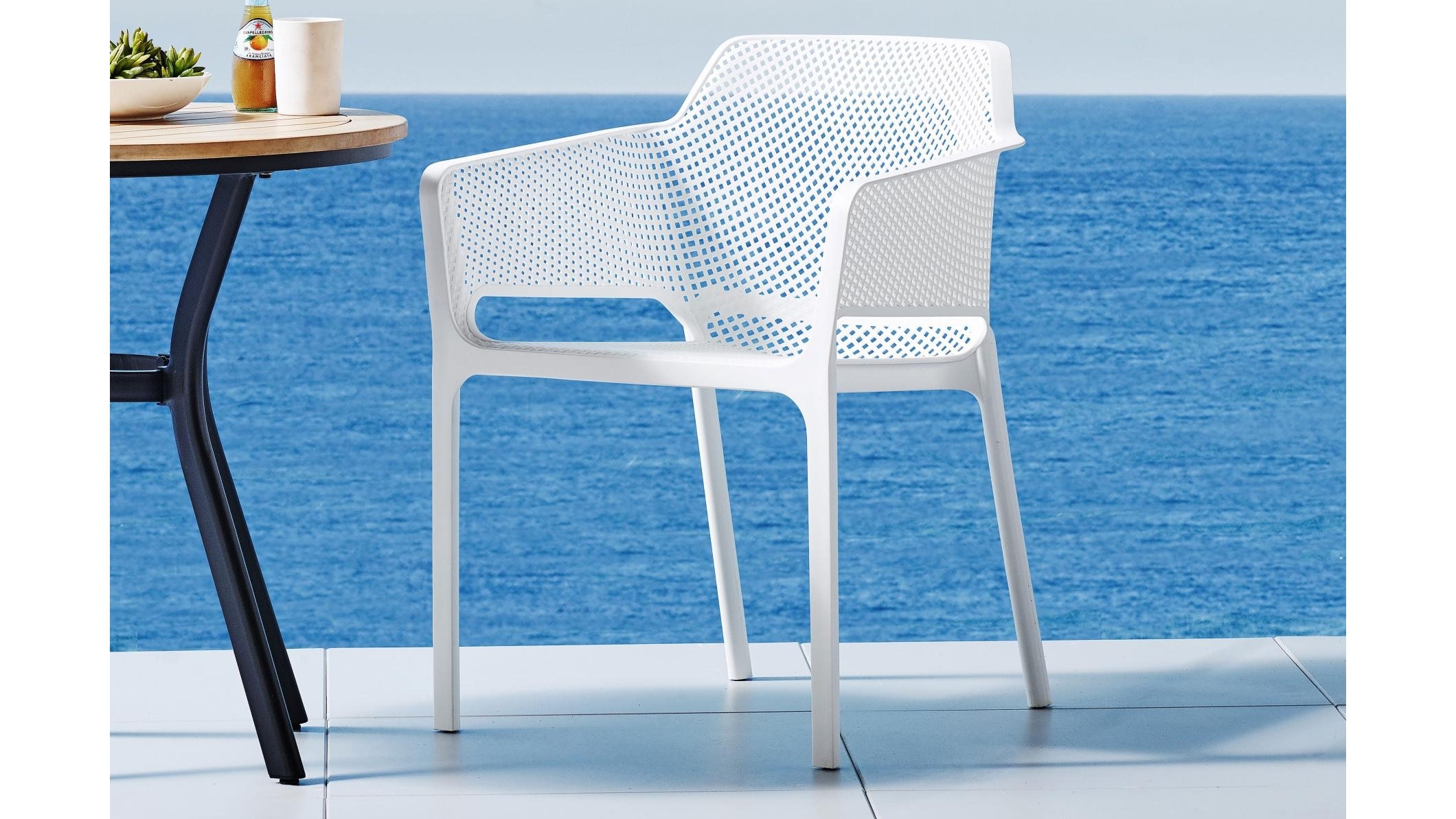 Bailey Outdoor Dining Chair - White