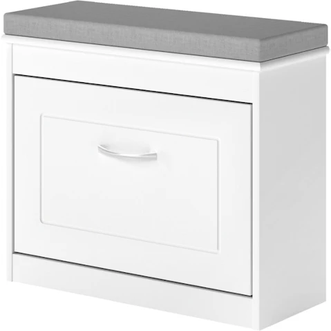 Levede 60cm Shoe Storage Bench Padded Seat Cabinet