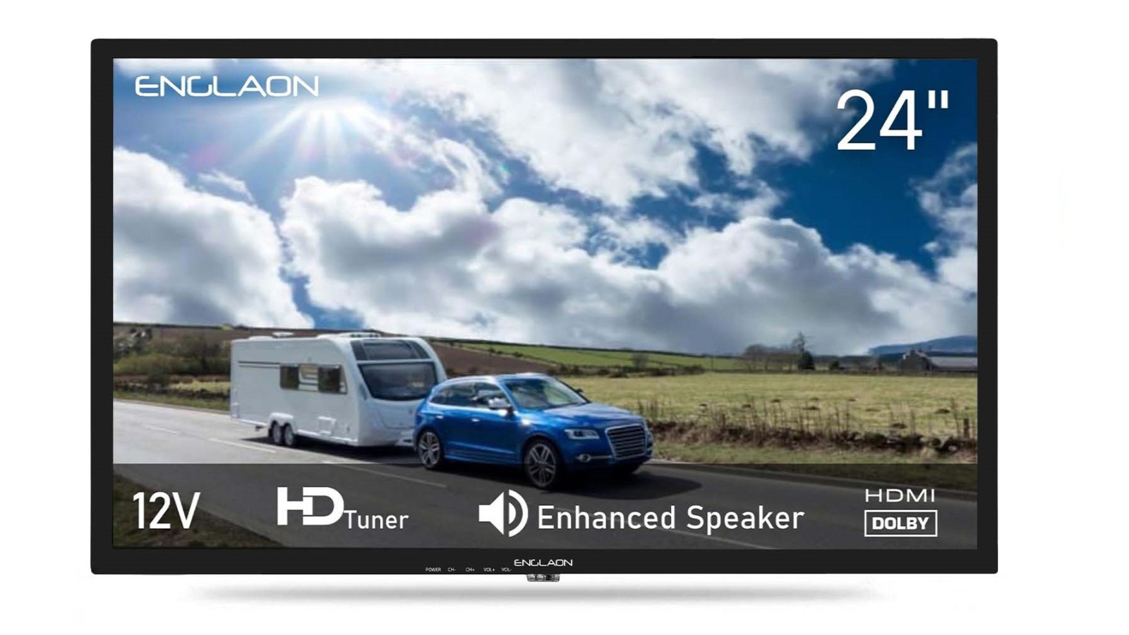 Englaon 24-inch HD 12V LED TV