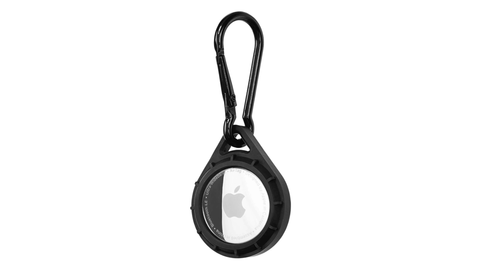 Pelican Black Protector Case with Carabiner for Apple AirTag