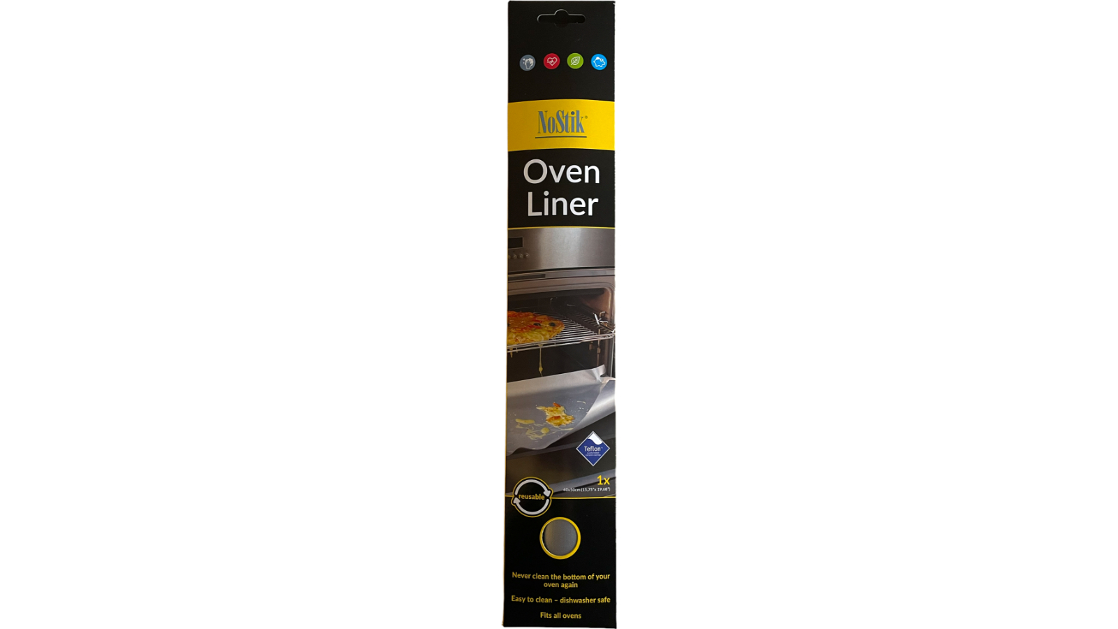 NoStik Regular Heavy Duty Oven Protector - Silver