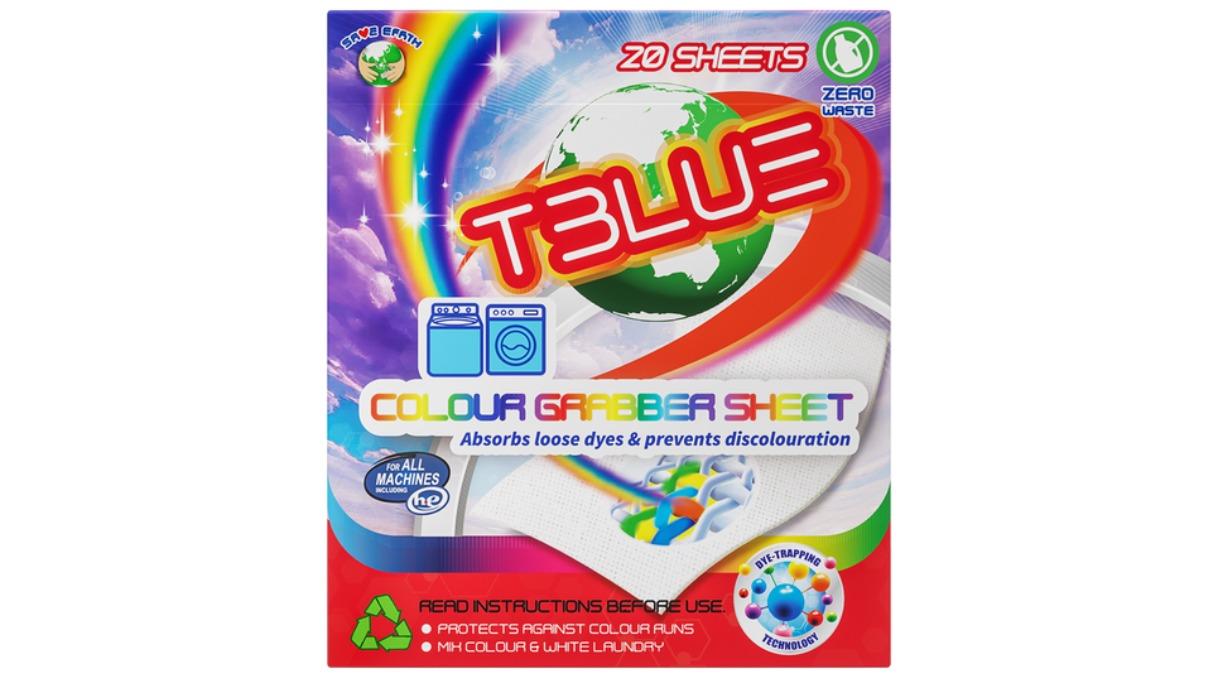 TBLUE 20 Colour Grabber Laundry Sheet - Uncent