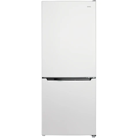 ChiQ 283L 5.5 Star Inverter Bottom Mount Fridge - White