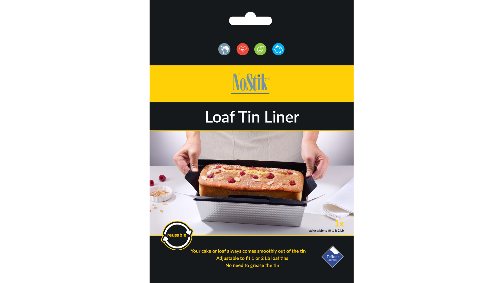 NoStik Loaf Tin Liner