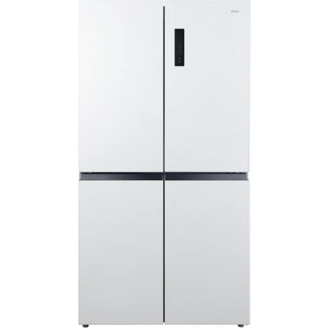 CHIQ 601L Cross Door Fridge - White