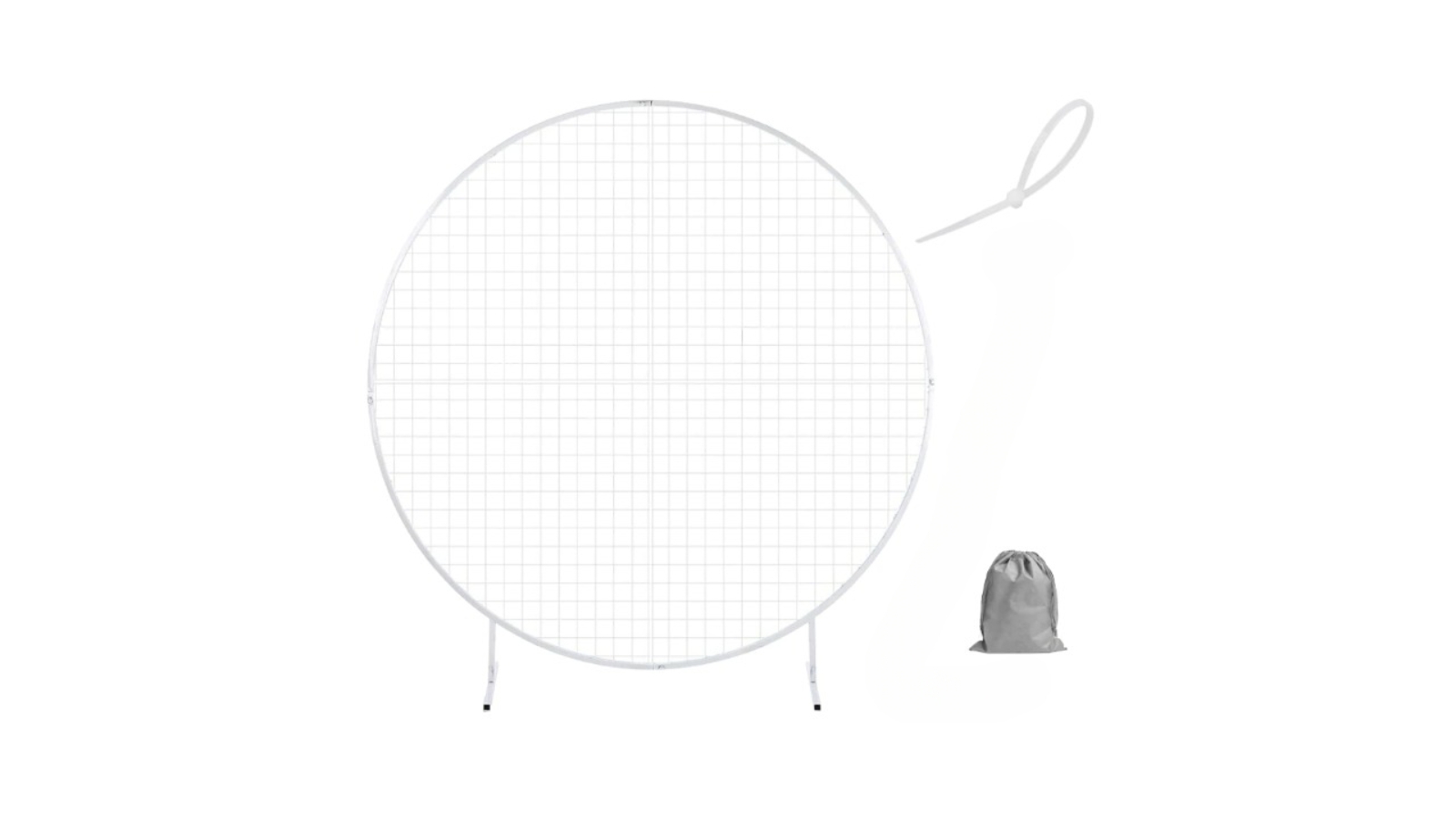 Yarra Supply 1.8M Wedding Party Round Hoop Arch Mesh Harvey Norman