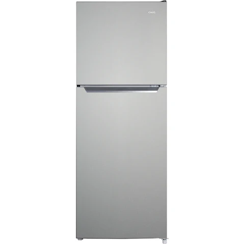 CHiQ 202L Top Mount Fridge - Stainless Steel