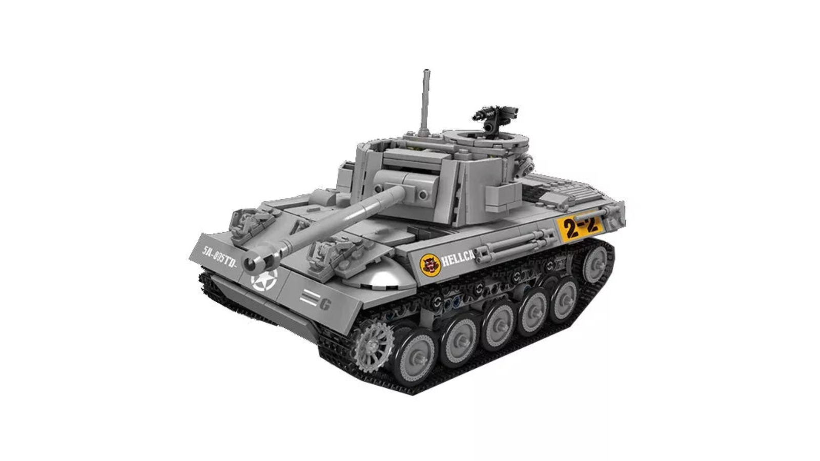 Mould King 971 Piece M18 Hellcat Tank Destroyer Building Block Toy