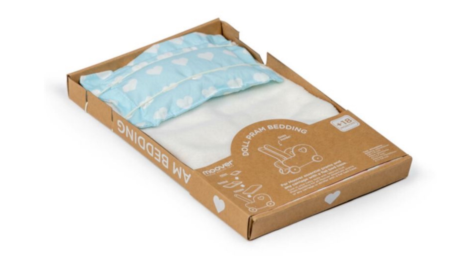 Moover Dolls Pram Bedding Set - Blue