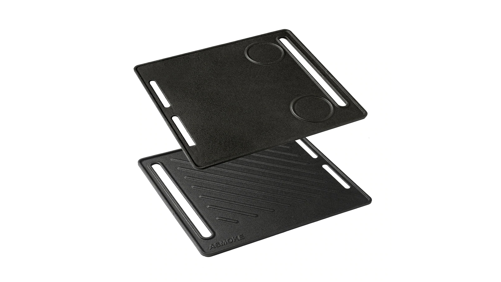 Asmoke Pre-seasoned Matte Enamel Cast Iron Reversible Grill/Griddle