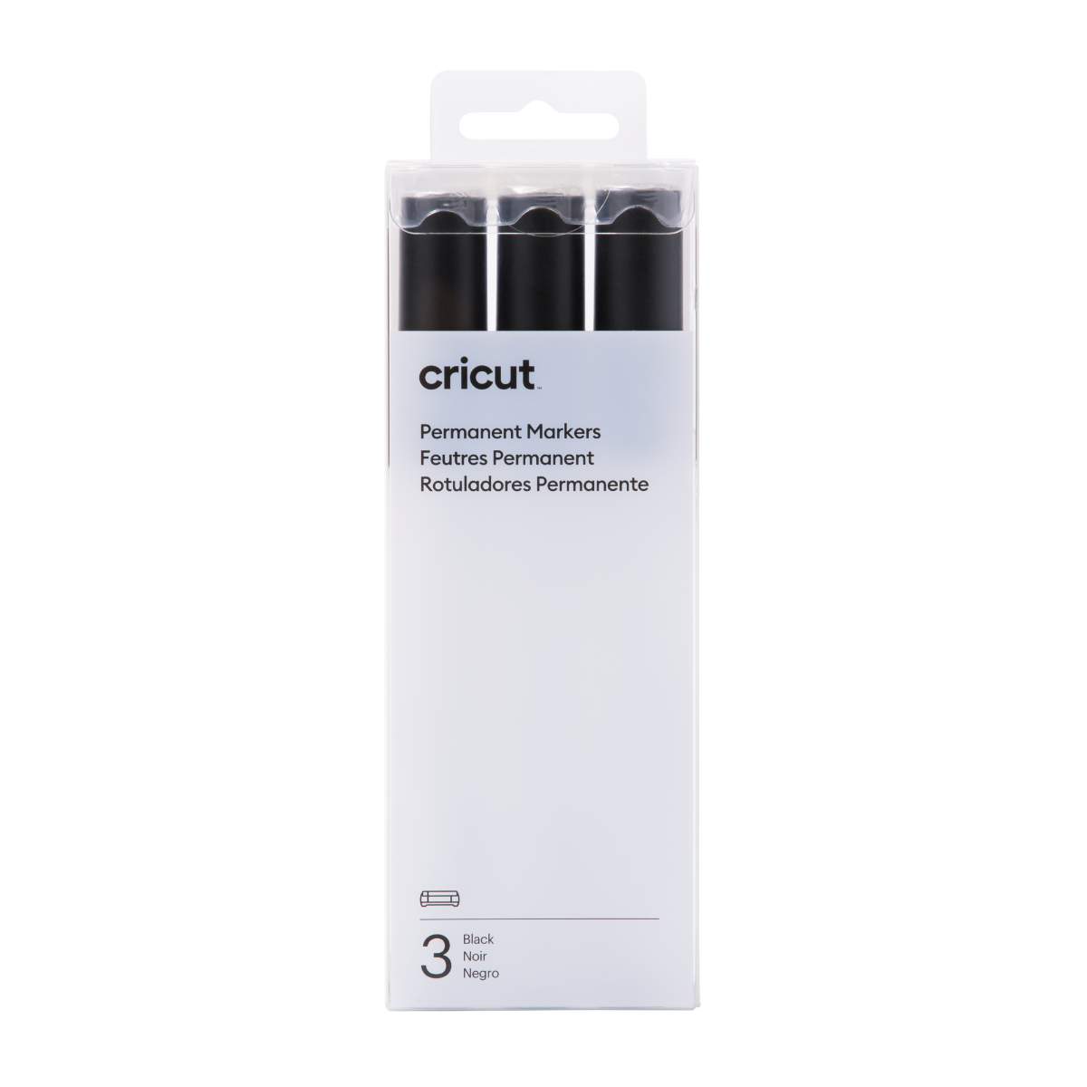 Cricut Permanent Markers 2.5 mm, Black (3 pack)