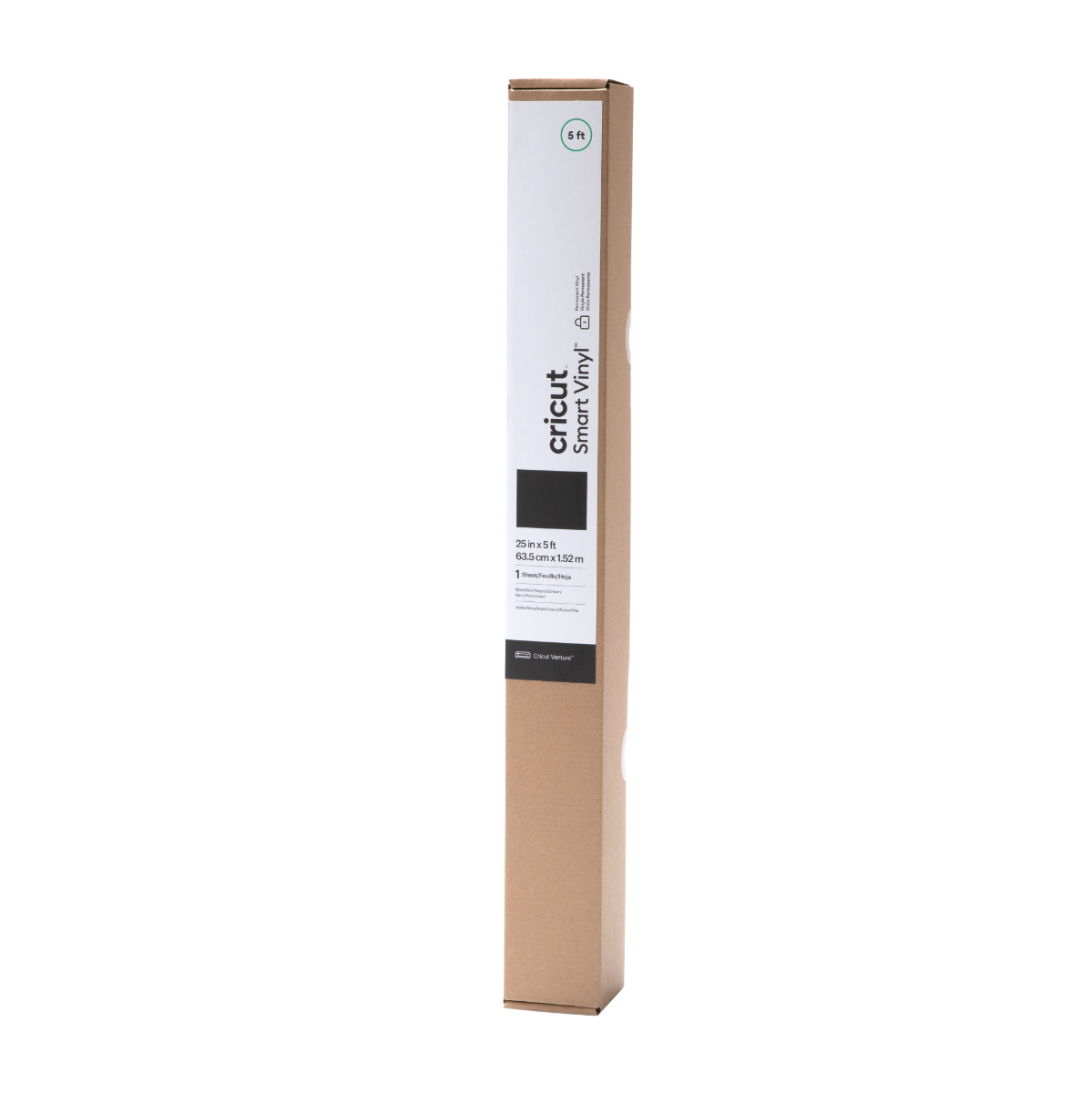 Cricut Venture Smart Vinyl – Permanent (25 in x 5 ft) - Black