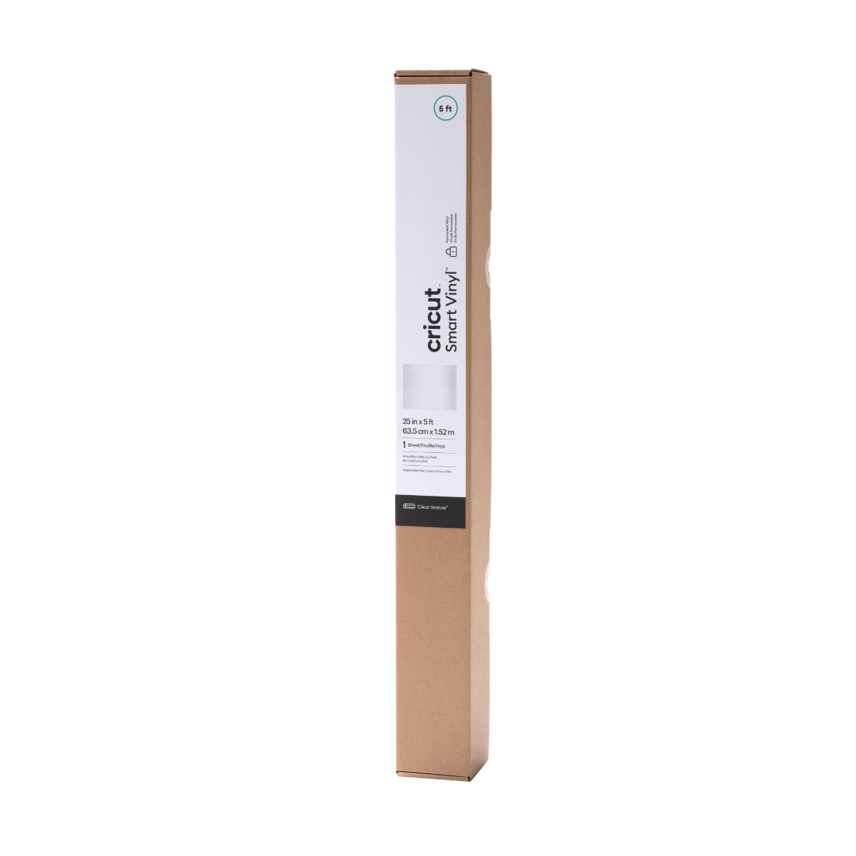 Cricut Venture Smart Vinyl – Permanent (25 in x 5 ft) - White