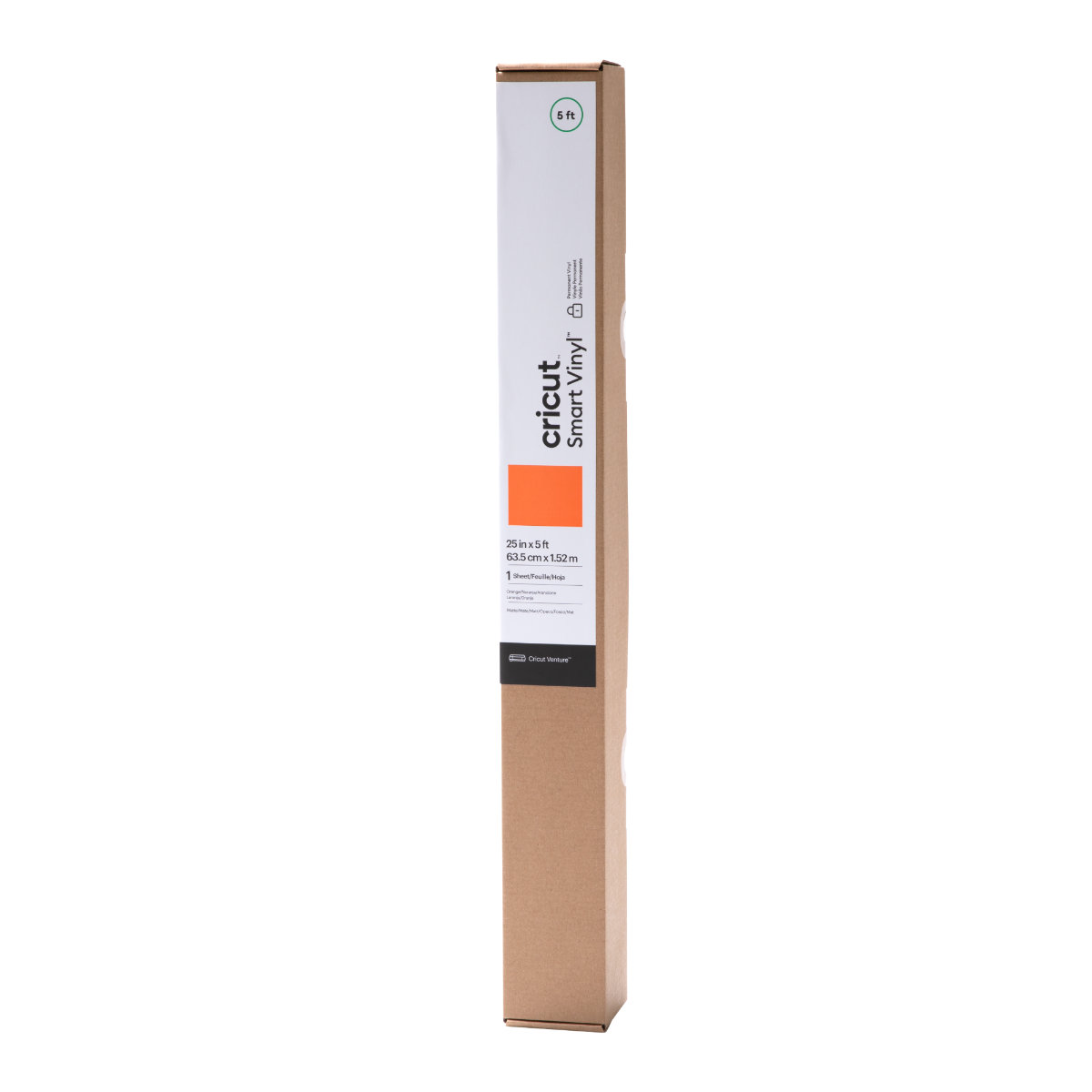 Cricut Venture Smart Vinyl – Permanent (25 in x 5 ft) - Orange