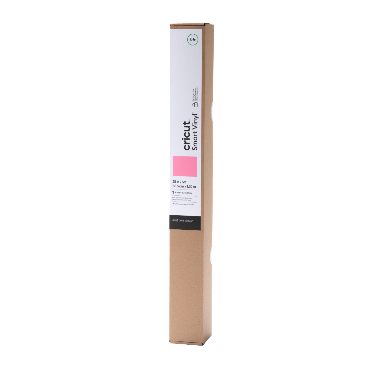 Cricut Venture Smart Vinyl – Permanent (25 in x 5 ft) - Light Pink