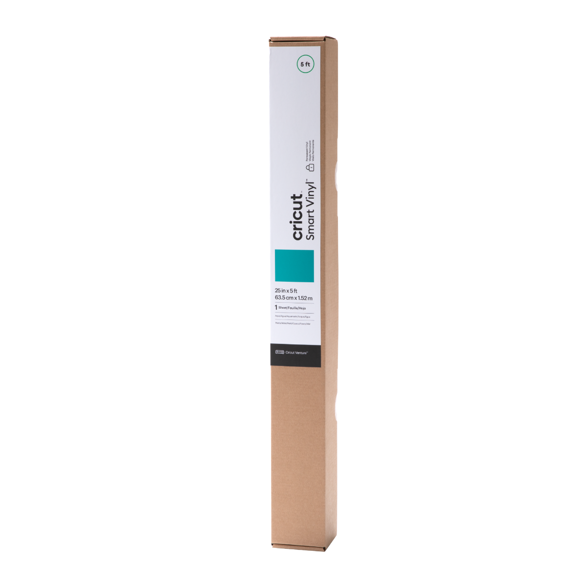 Cricut Venture Smart Vinyl – Permanent (25 in x 5 ft) - Aqua