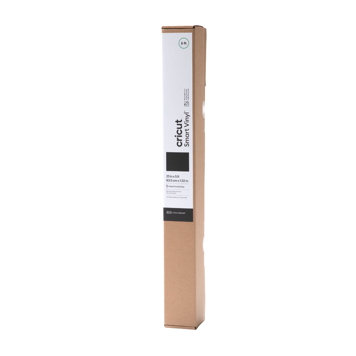 Cricut Venture Smart Vinyl – Removable (25 in x 5 ft) - Black