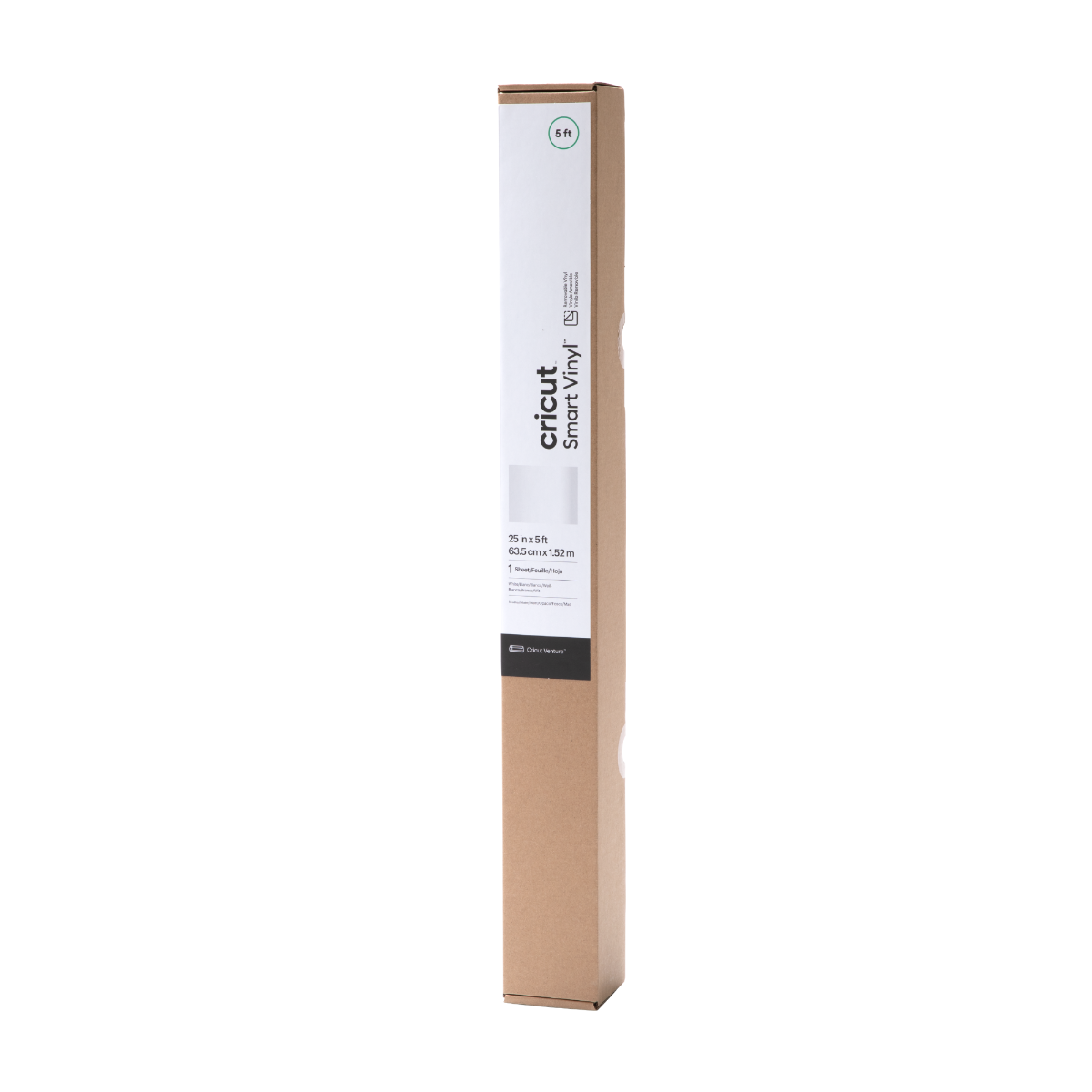 Cricut Venture Smart Vinyl – Removable (25 in x 5 ft) - White