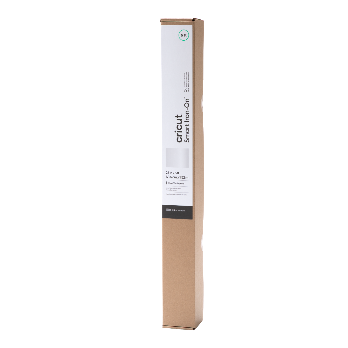 Cricut Venture Smart Iron-On (25 in x 5 ft) - White