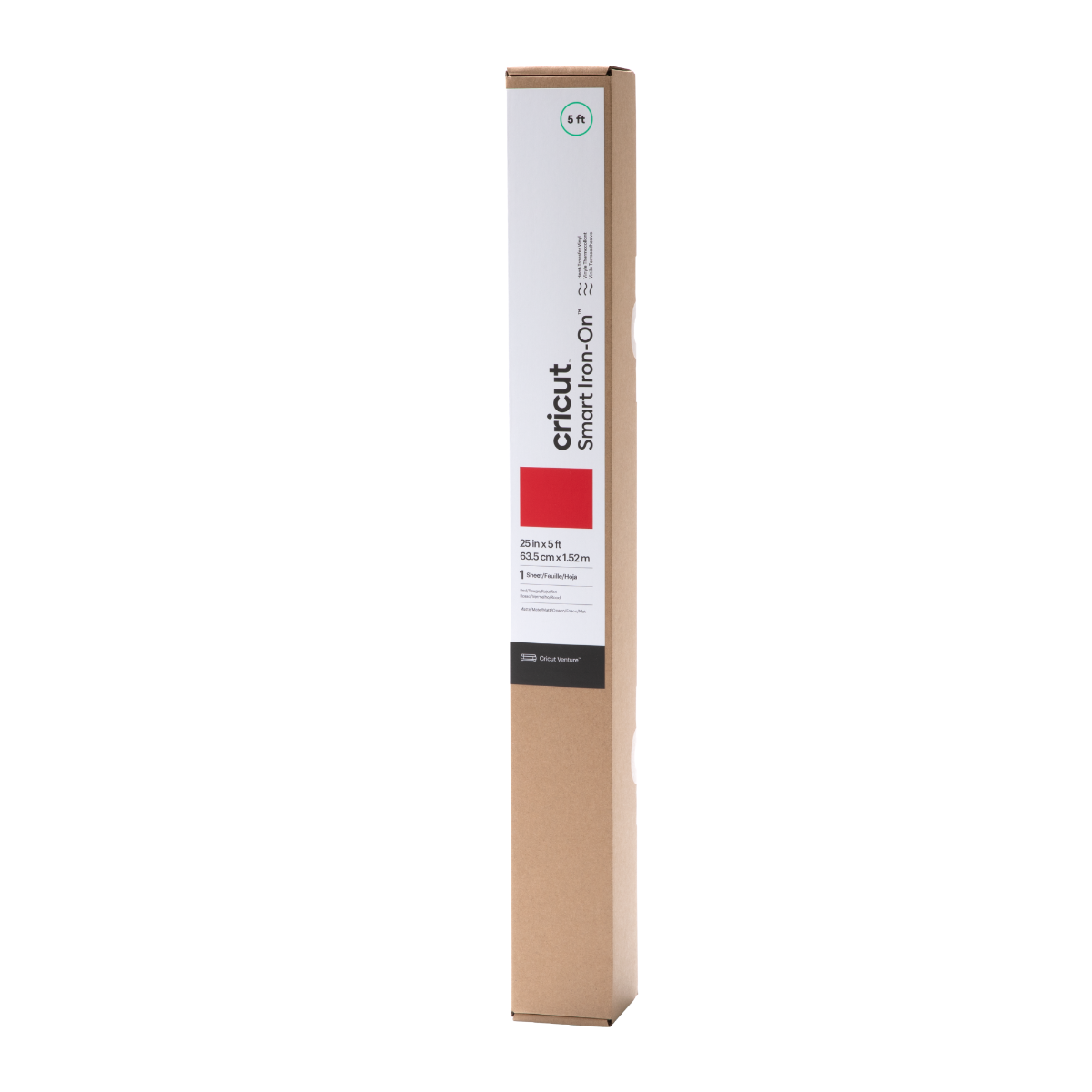 Cricut Venture Smart Iron-On (25 in x 5 ft) - Red