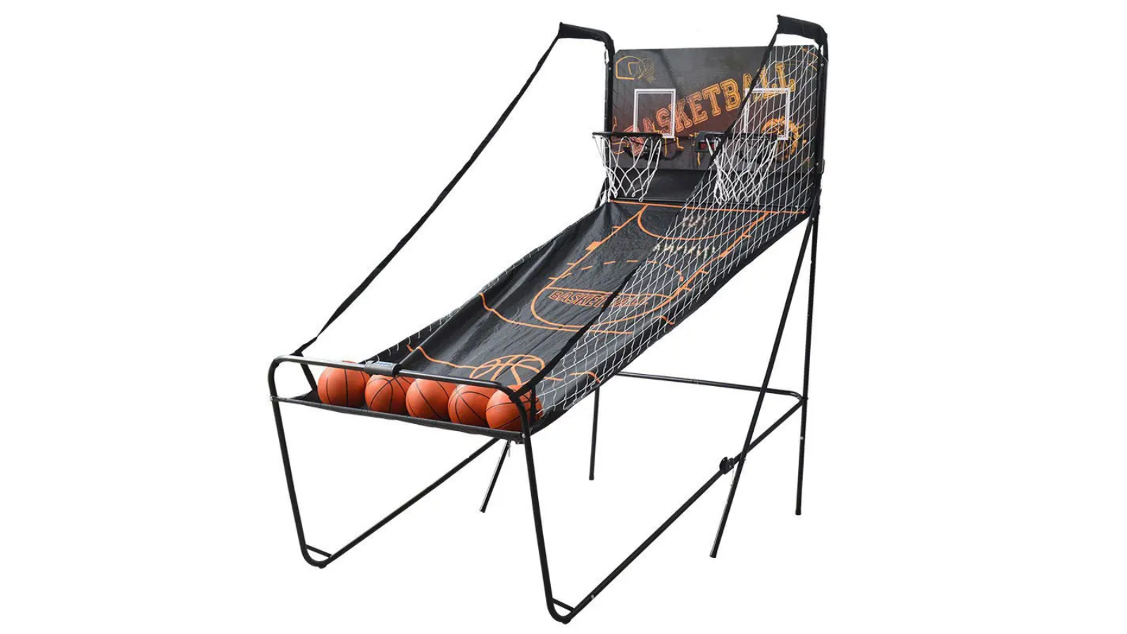 TOPONE Indoor Electronic Scoring Basketball Arcade Game with Iron Frame