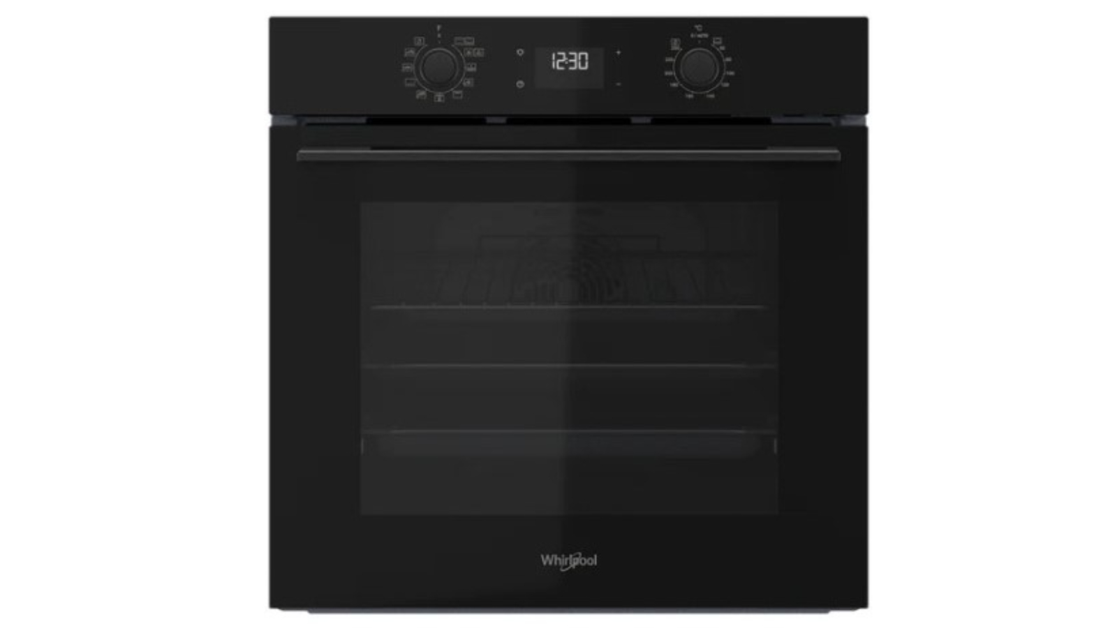 Whirlpool 60cm Air Fry Multi-Function Hydrolytic Oven - Black