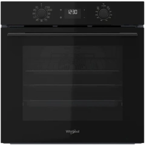Whirlpool 60cm Air Fry Multi-Function Hydrolytic Oven - Black