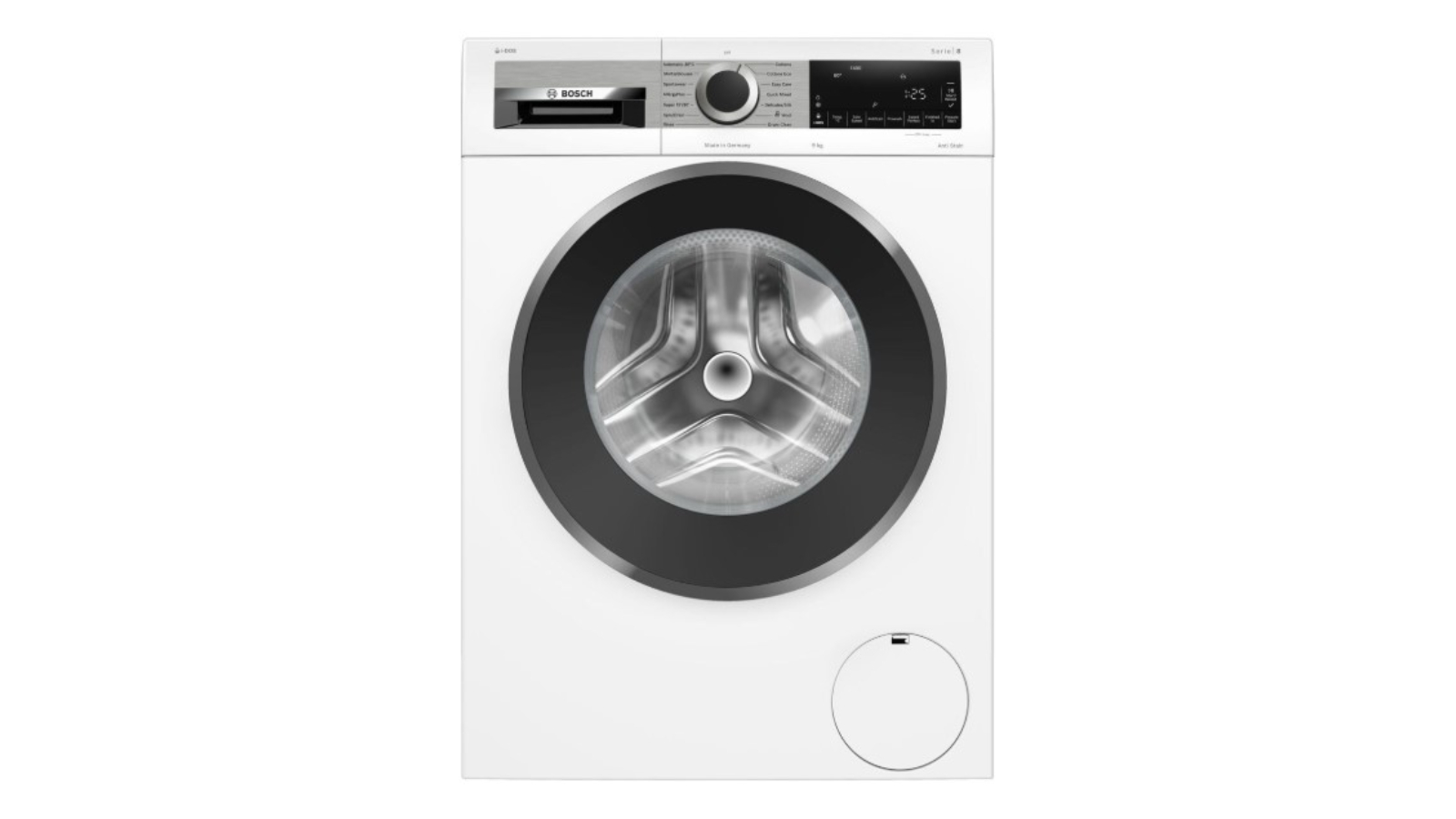 Bosch 9kg Series 8 i-DOS Front Load Washing Machine - White