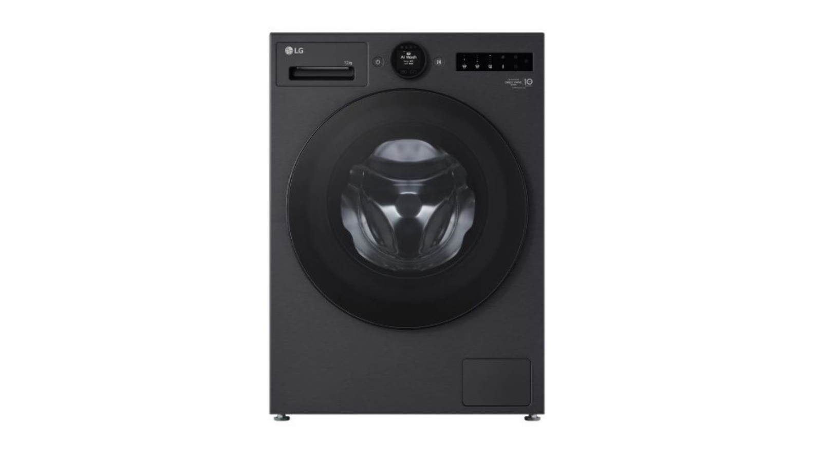 LG 12kg Series 10 AI DD ezDispense Front Load Washing Machine - Matte Black