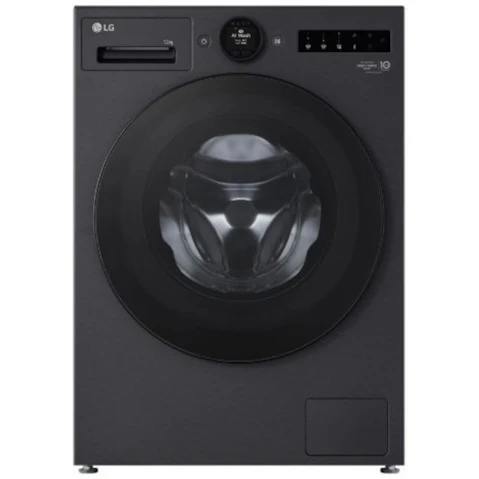 LG 12kg Series 10 AI DD ezDispense Front Load Washing Machine - Matte Black