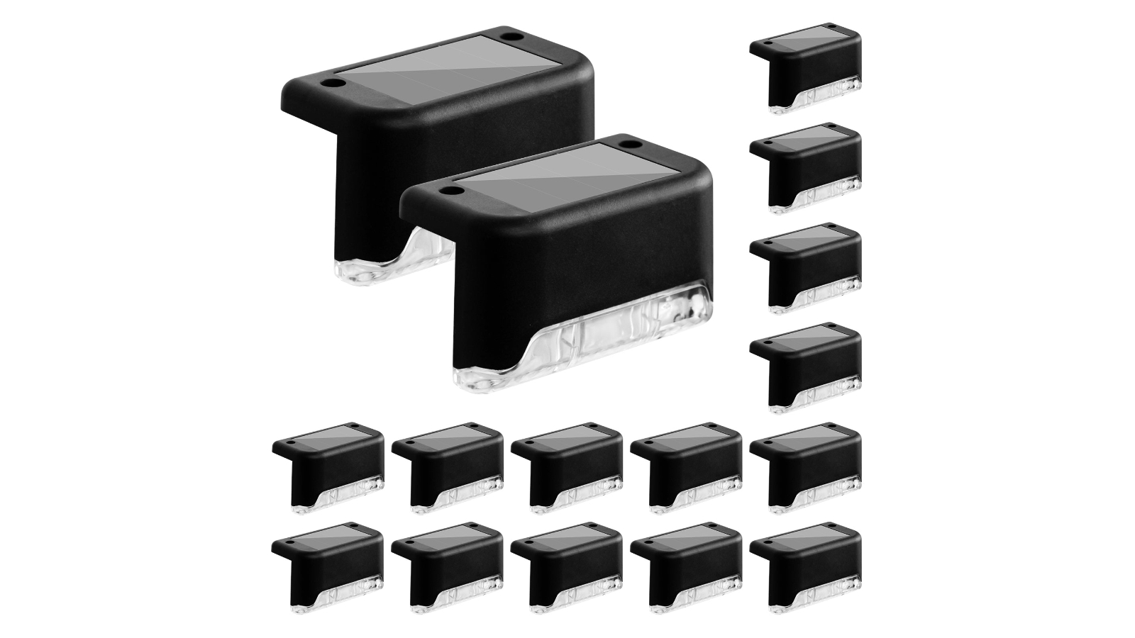 Advwin 16 Piece Solar Deck Light Set