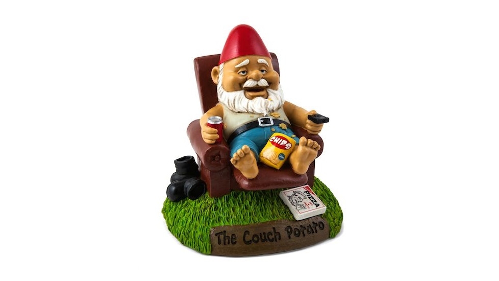 BigMouth The Couch Potato Garden Gnome