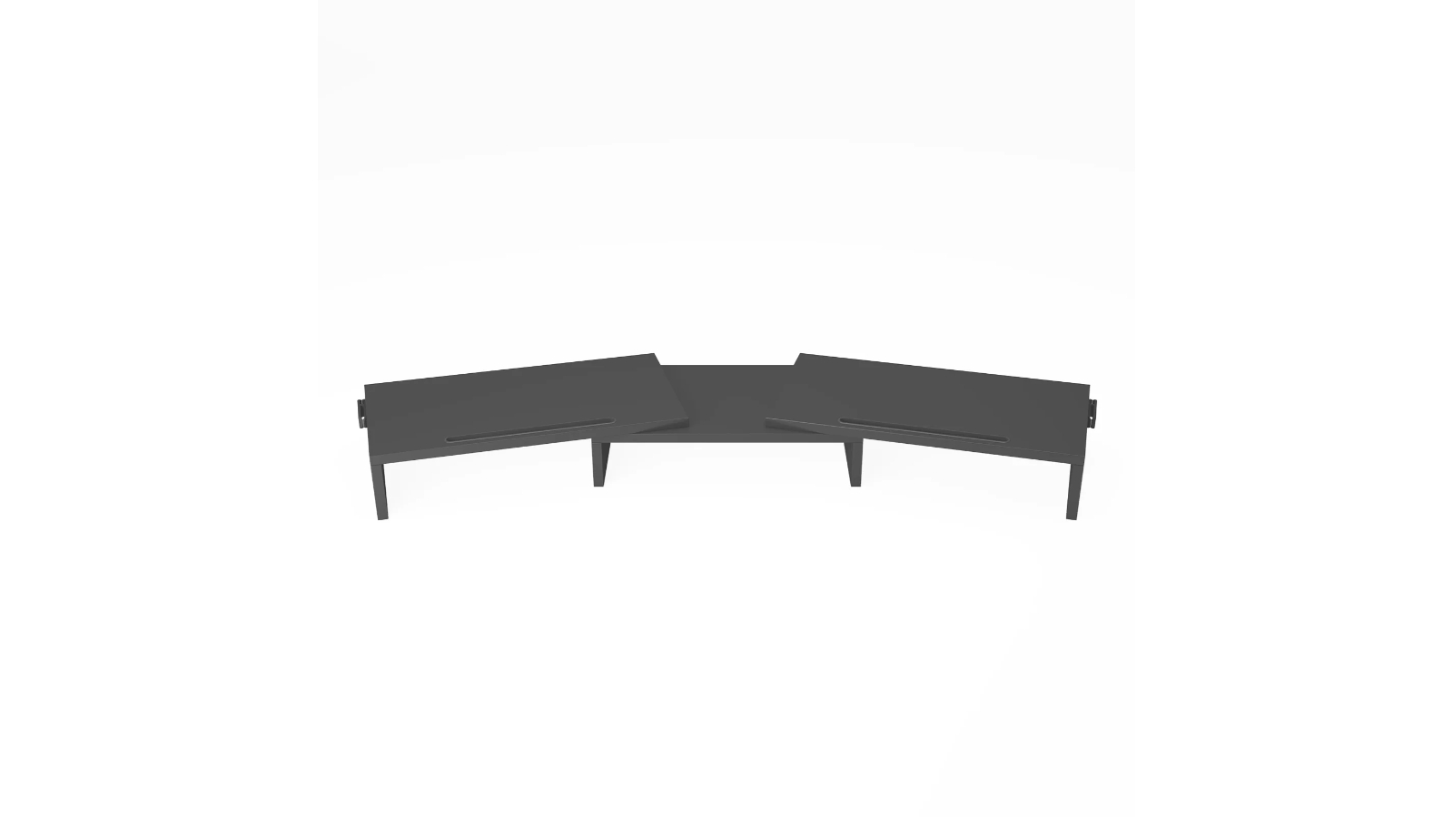 Advwin Dual Monitor Stand Riser Computer Stand Adjustable Length and Angle