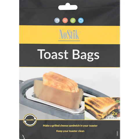NoStik Set of 2 Toast Bag